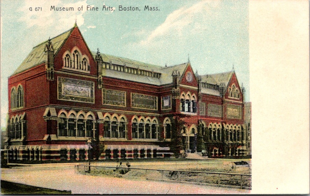 Vintage Postcard View of the Museum of Fine Arts Boston Massachusetts MA   22631