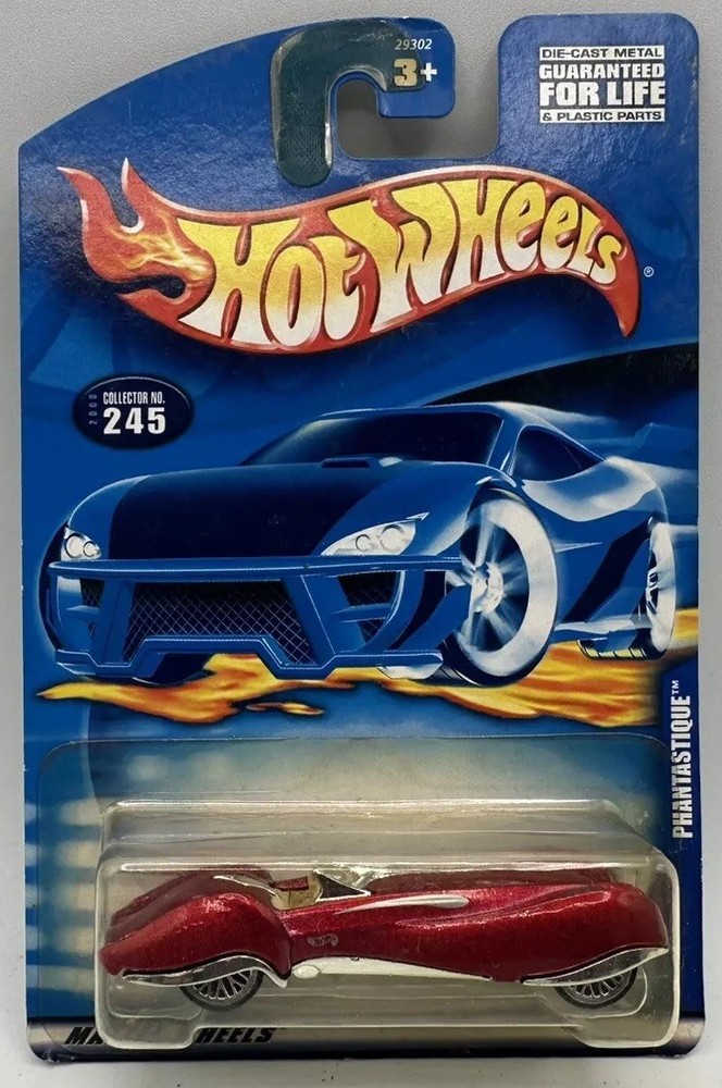 Hot Wheels Phantastique Die-Cast & Plastic Parts Mattel Collection #245 Red 2000