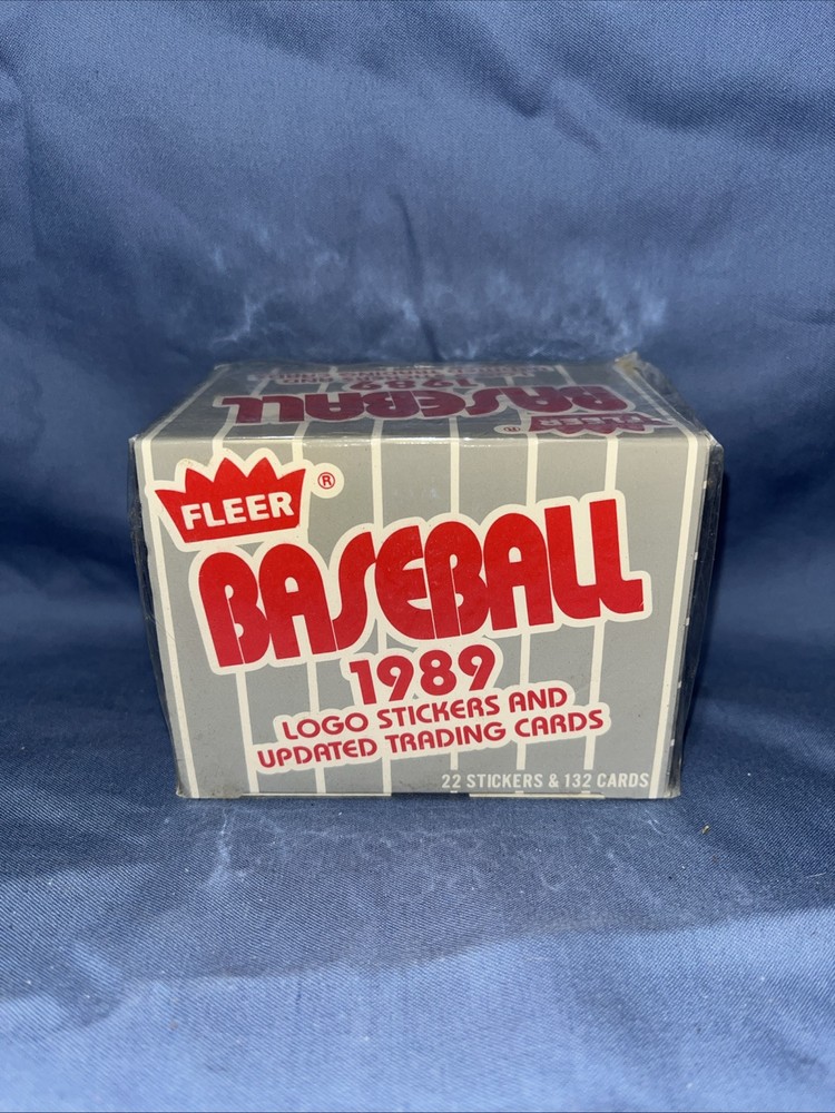 1989 Fleer Baseball Update Factory Sealed Complete Set Logo Stickers MLB New CA