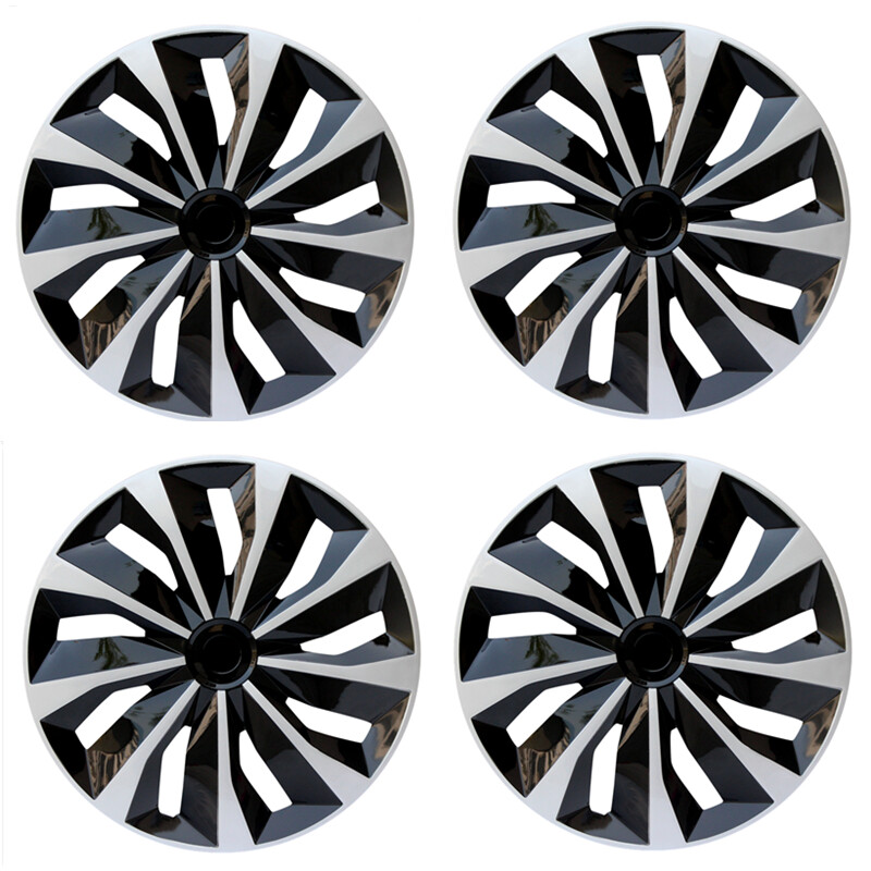 Black & Silver Set (4pcs) for Toyota Corolla 2009-2023 15