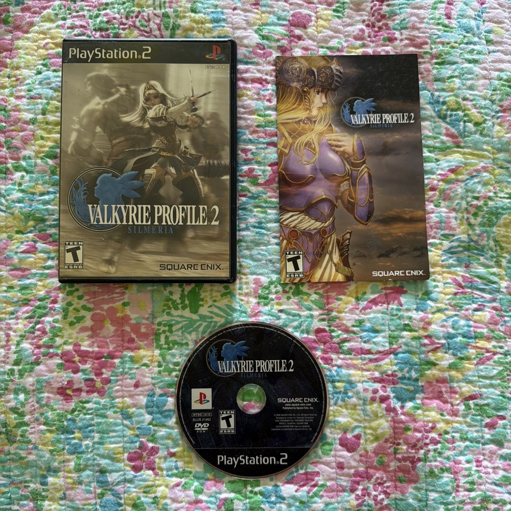 Square Enix Valkyrie Profile 2 Silmeria PlayStation 2 RPG NTSC-U/C Manual 2006