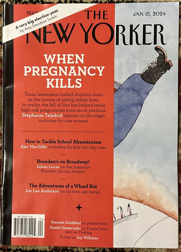 The New Yorker Magazine DONALD TRUMP A Very Big Election Year January 15 Th 2024-image