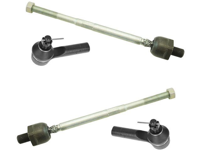 Front TRQ 4 Piece Tie Rod Set Tie Rod End Set fits Nissan 240SX 1989-1994 68FYHJ