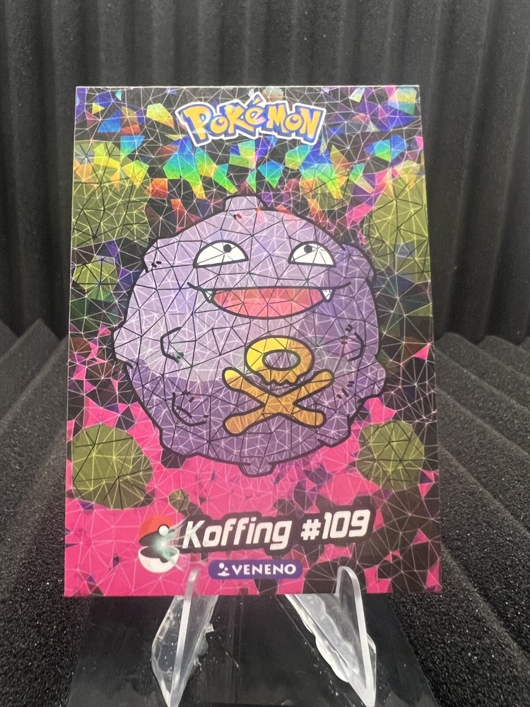 Koffing #109 Cracked Ice Holo Pokemon Card Crystal Collection 2024