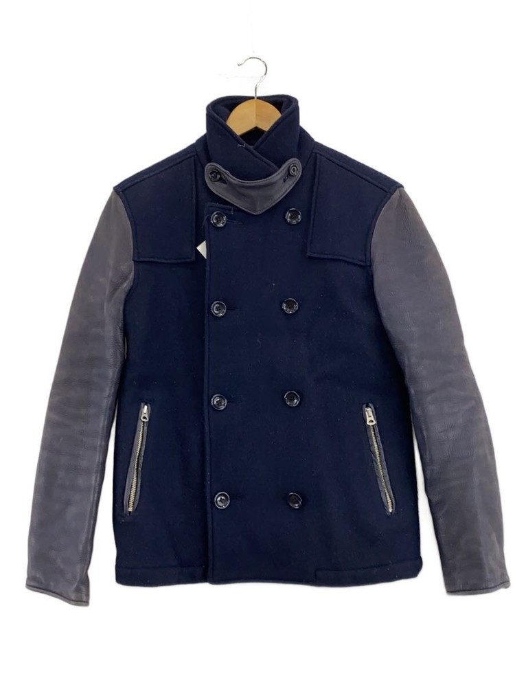 Delay By Win Sons Pea Coat/2/Wool/Nvy/Plain/Dw9-Jk-003 7723