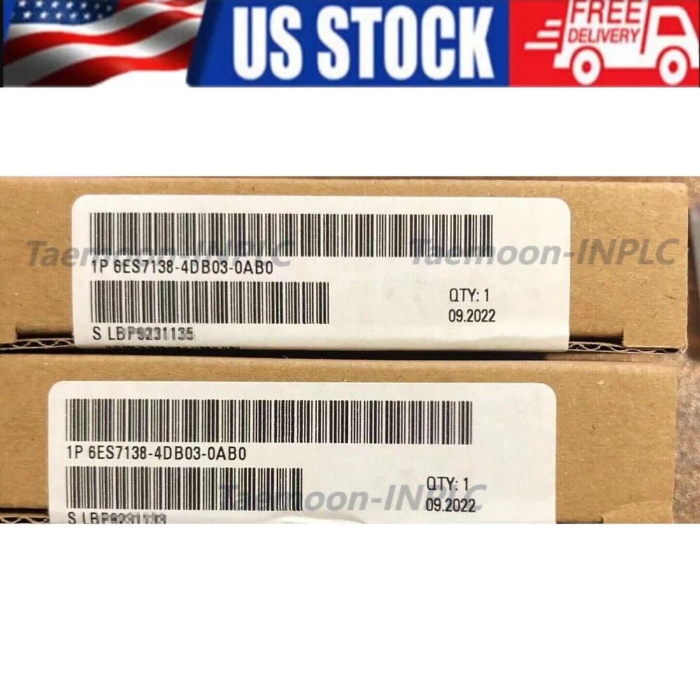 6ES7138-4DB03-0AB0 1PCS 1PC SIEMENS 6ES7138-4DB03-0AB0 Electronics Module