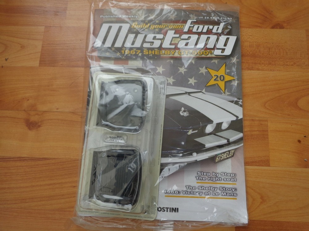 1/8 DEAGOSTINI BUILD YOUR OWN FORD MUSTANG 1967 SHELBY GT-500 ISSUE 20 INC PART