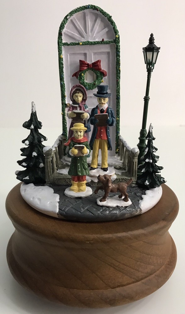 Dept 56 Heritage Musical Box Christmas Village Collection Porcelain & Wood Read