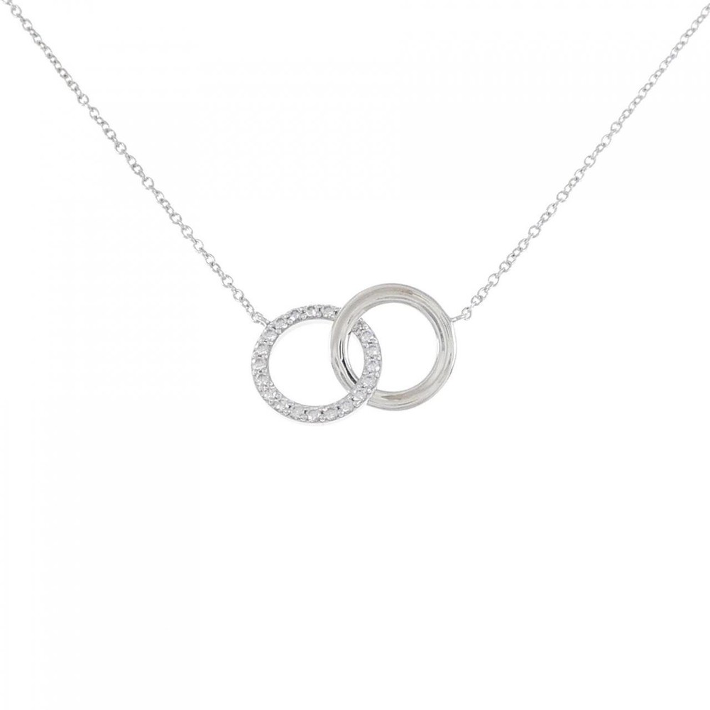 Authentic Tiffany 1837 Double Interlocking Circle Necklace  #270-003-813-3470