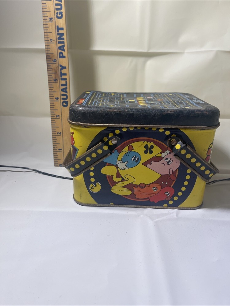 Vintage 1980 Pac Man Tin Can