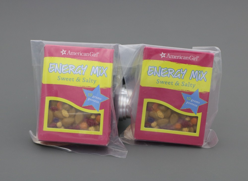 American Girl 2pcs Gabriela Meet Energy Trail Mix Food Snack for 18