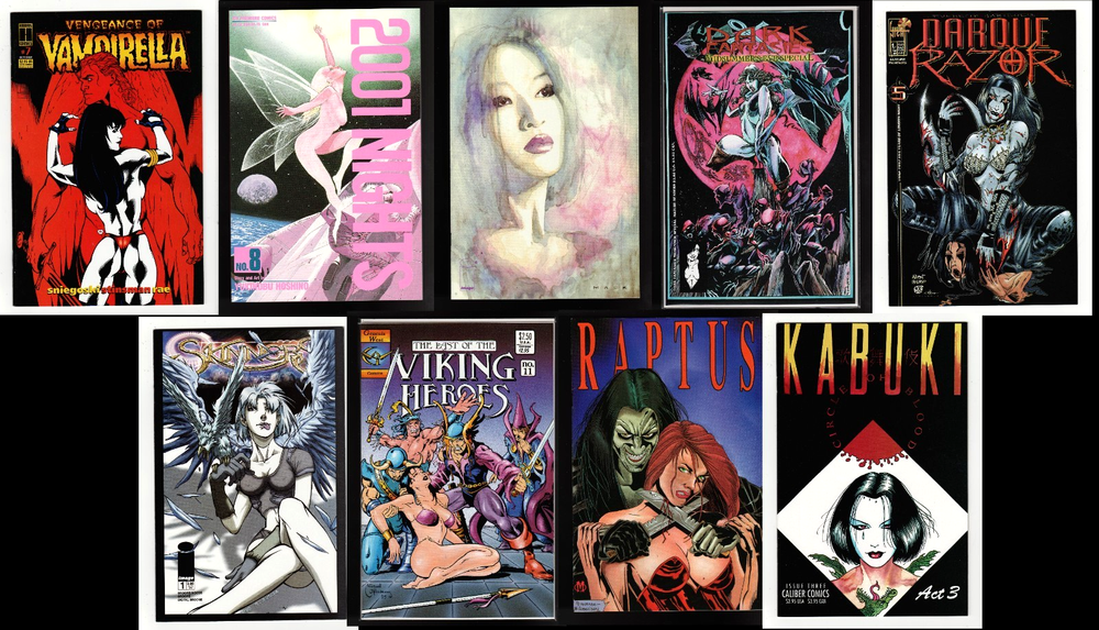 GOOD GIRL/BAD GIRL LOT OF 9 (9.6/9.8 NM+/MT AVERAGE) VARIOUS TITLES/SHIPS FREE!