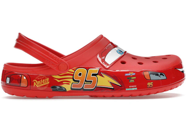 Size 9M/10.5W - Crocs Classic Clog Lightning McQueen 205759-610