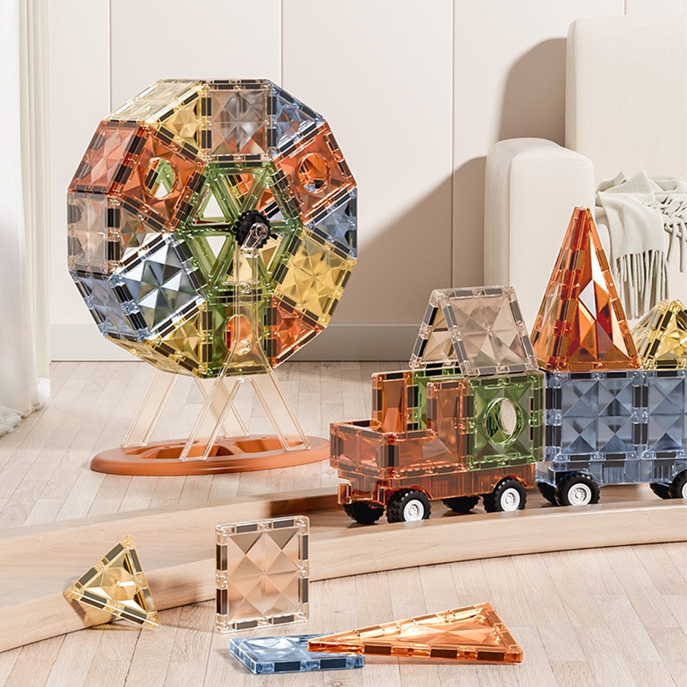 3D Magnetic Building Blocks for Kids – Creative STEM Construction Toy Gift  