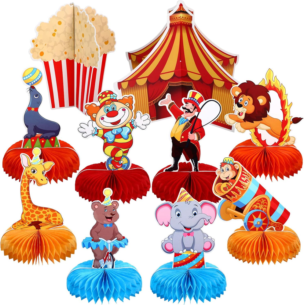 10 Pieces Carnival Party Decorations Circus Theme Party Decorations Carnival Cen