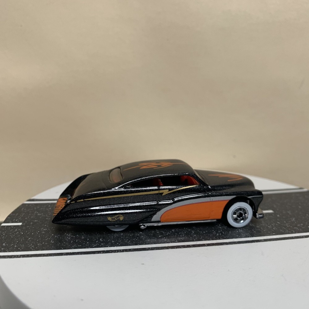 CUSTOM Hot Wheels Steel Stamp Series Purple Passion Black/Orange w/Pinstripes NM