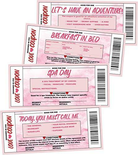 Love Voucher Coupons For Him or Her, Husband, Wife, Boyfriend, Girlfriend or-image