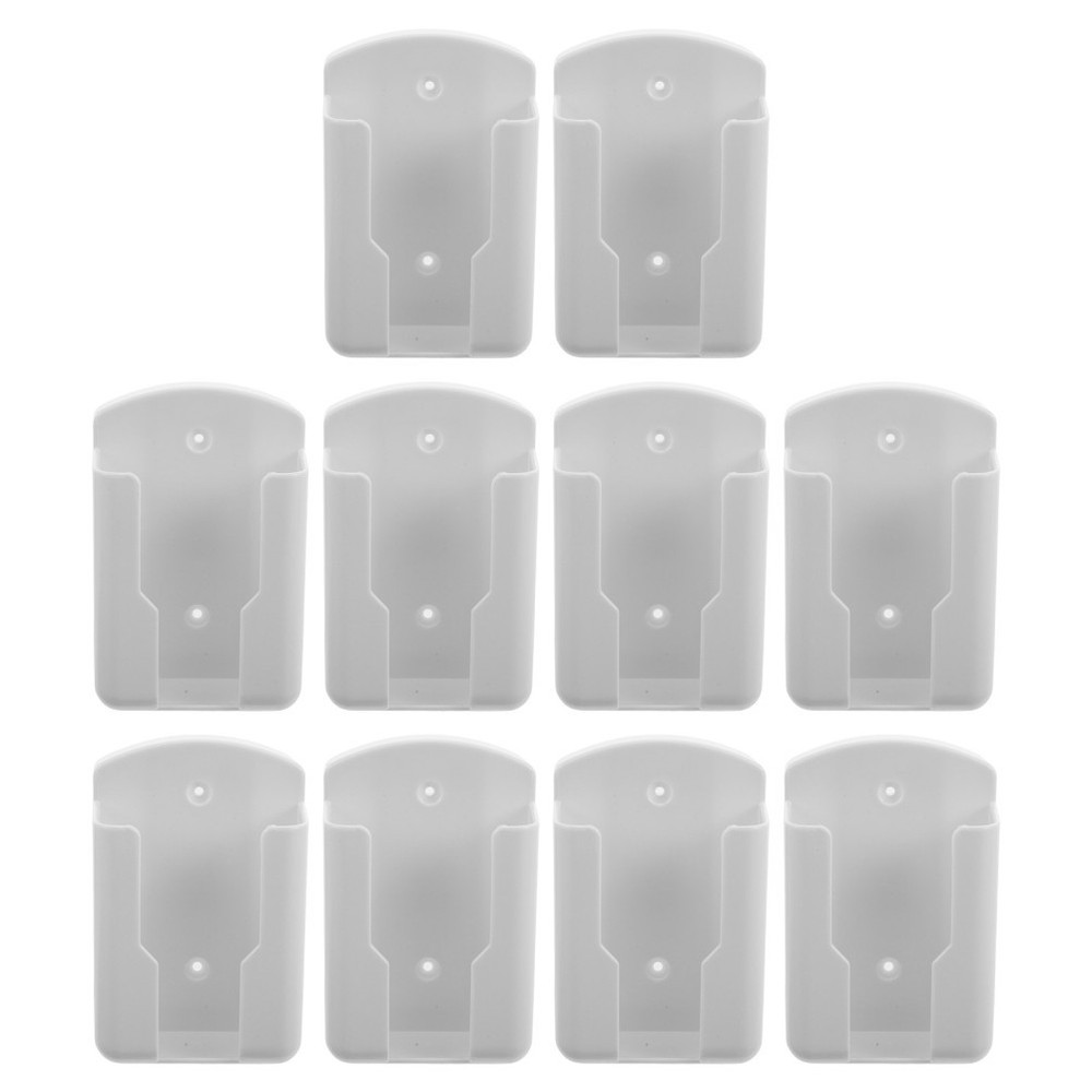 10 Pcs Remote Wall Holder Tv Mount Hanging Holders Adhesive Phone Charger