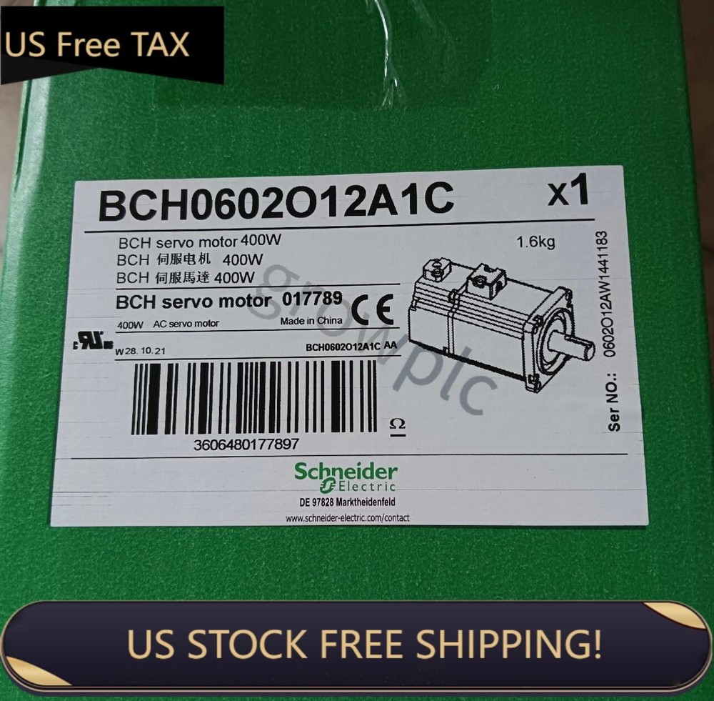 1PC New Schneider BCH0602O12A1C Servo Motor 400W in Box