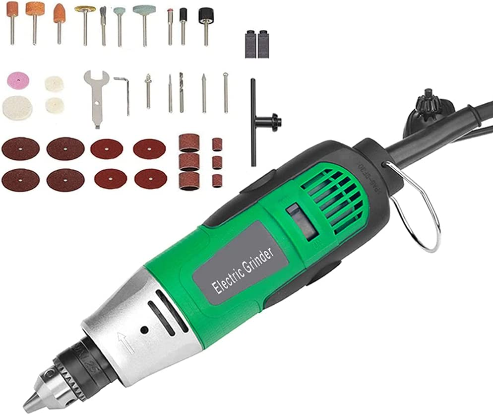 260W Multi-Function Rotary Tool Kit with Stepless Speed Control for Grinding Carving