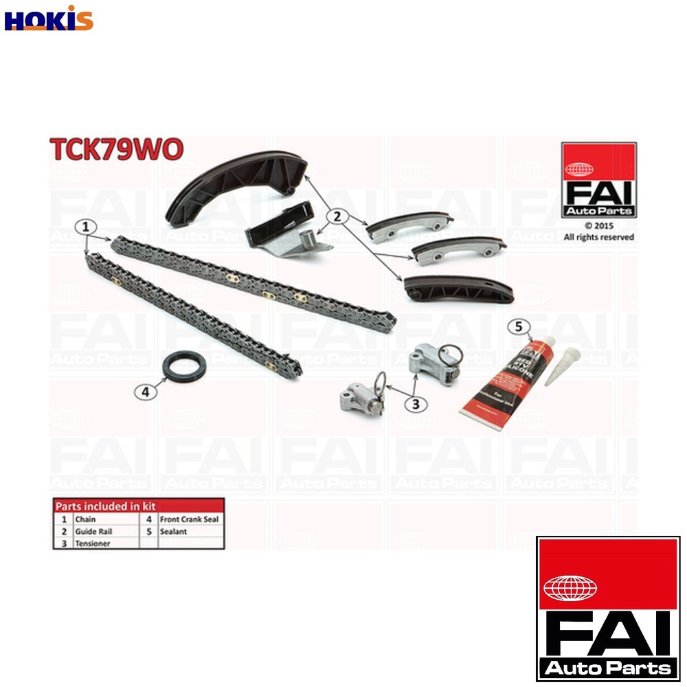 TIMING CHAIN KIT TCK79WO FOR D3FA 1.1L D3EA 1.5L 3cyl D4FC 1.4L D4FD 1.7L 4cyl