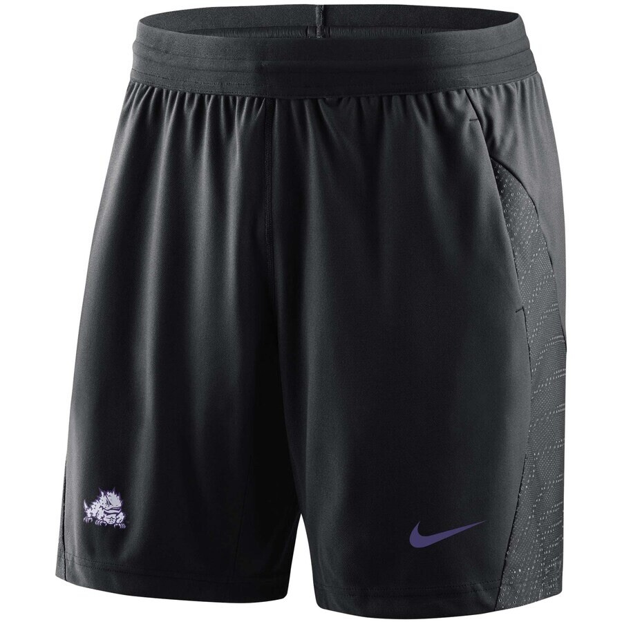 Nike TCU Texas NCAA Sideline Fly knit Men Polyester Shorts Size New Small