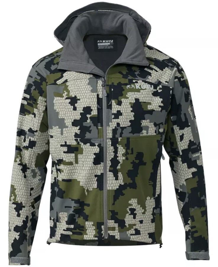 KUIU GUIDE DCS JACKET MENS MEDIUM VERDE CAMO