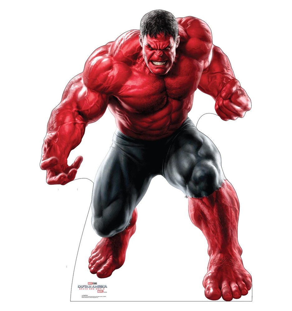Red Hulk Life Size Cardboard Cutout Standup - Captain America: Brave New Worl...