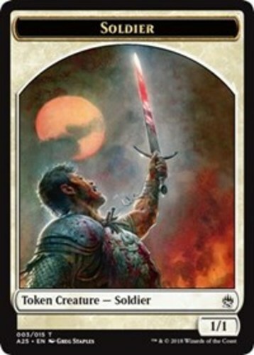 Masters 25 Soldier Token 003 x4 NM-Mint English TCG