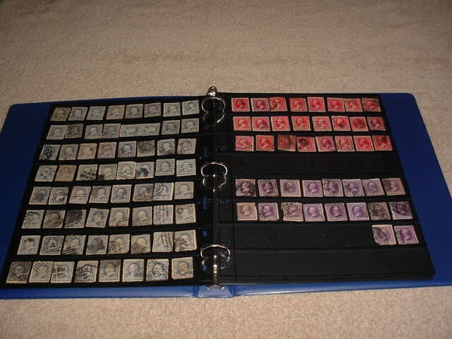 Vintage U.S. Scott #219-228 1c-30c Dealer Stock Stamps 439+ Used Collection  