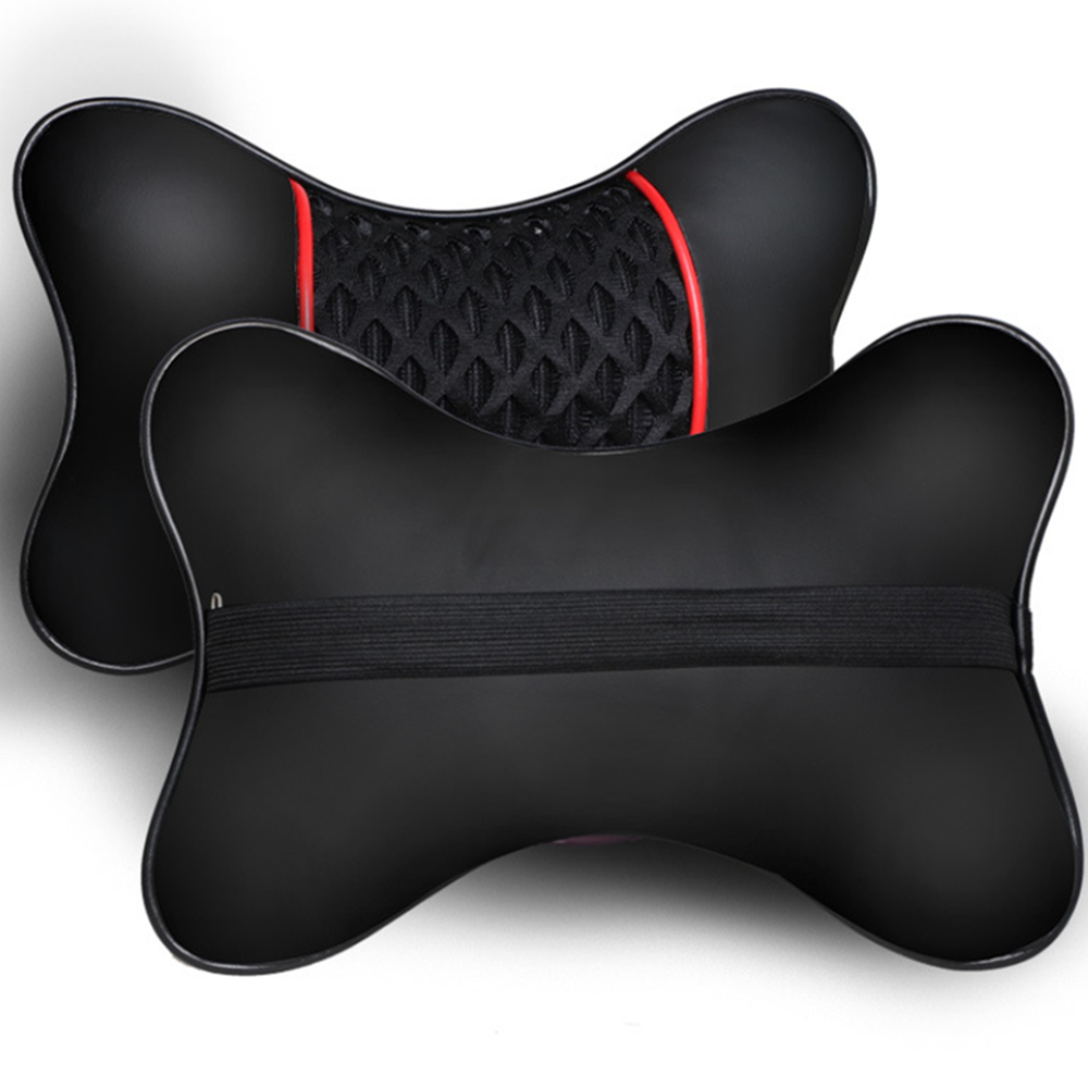 2Pcs Car Seat Headrest Pillow for Neck Support and Travel Comfort  