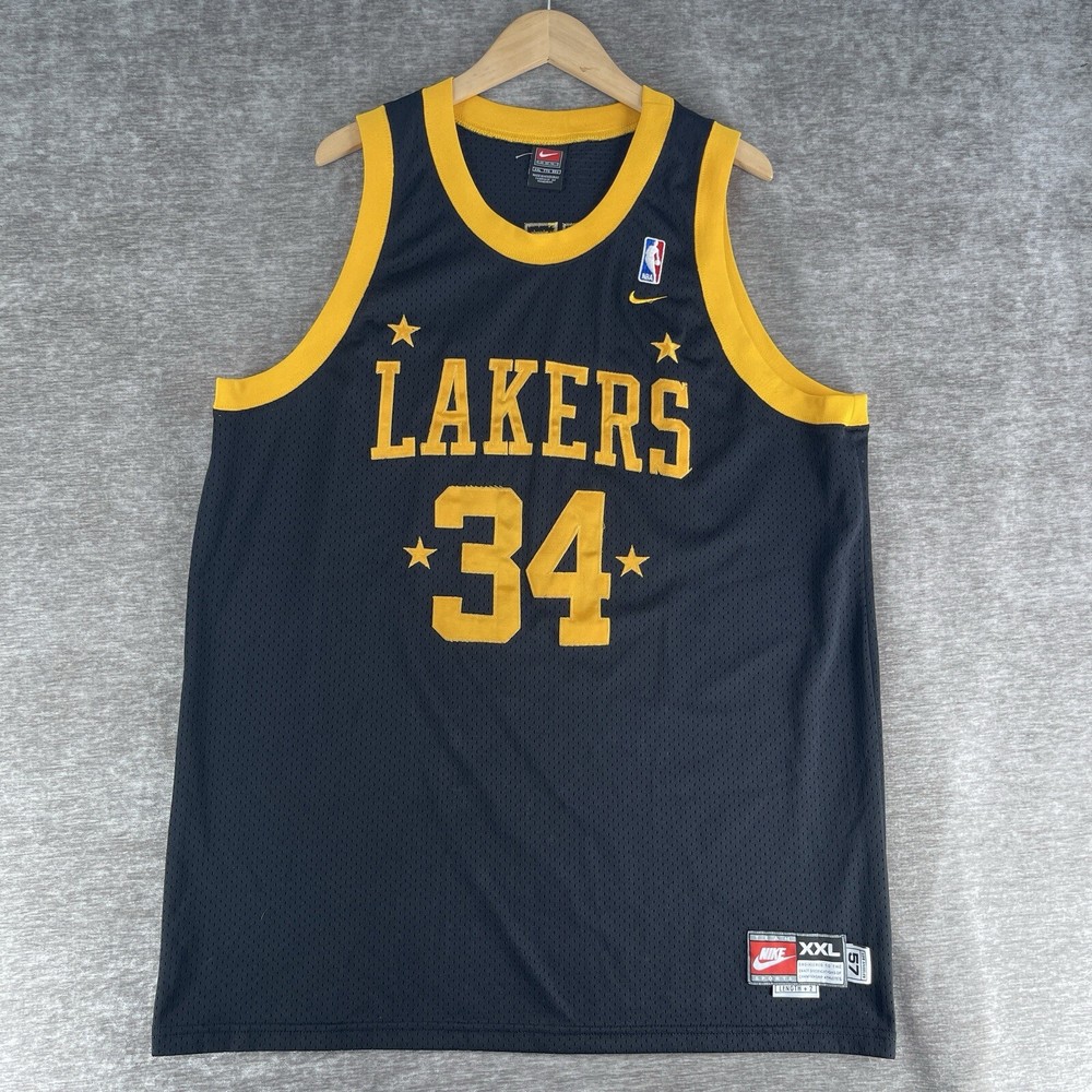 Vintage Nike Lakers Shaq O'Neal XXL Rewind Jersey +2 Length