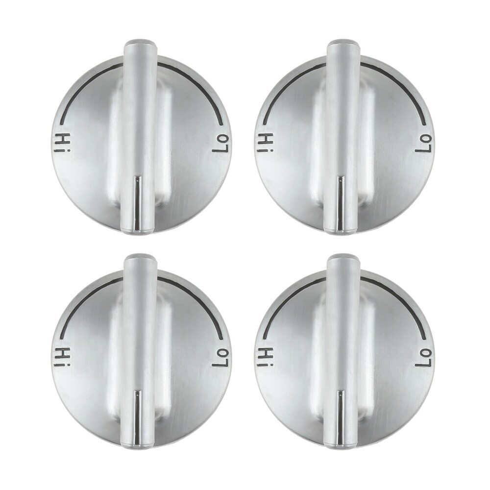 4 Burner Stove Knobs for KGCD807XBL00 JGD8430ADF15 JGD8430ADS14