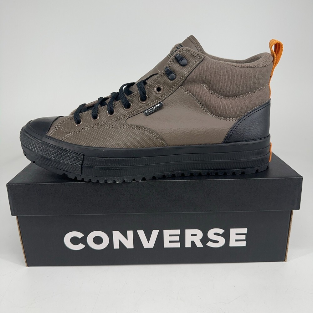 Converse CTAS Malden Street Mid Tectuff Lined Boots for Men Size 13 in Brown Black