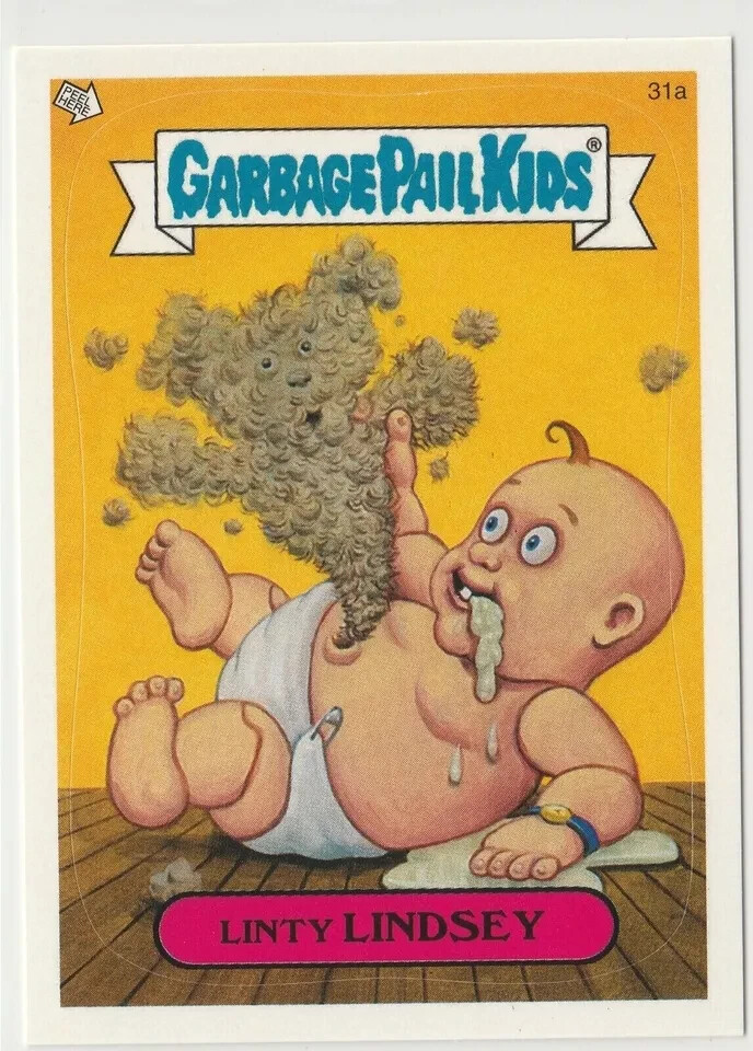 Linty Lindsey Garbage Pail Kids GPK 2004 ANS2 Series 2 Card #31a