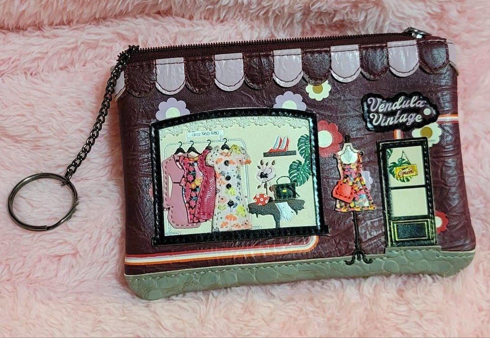 Vendula London Boutique Keyring Coin Purse Wallet Small Case