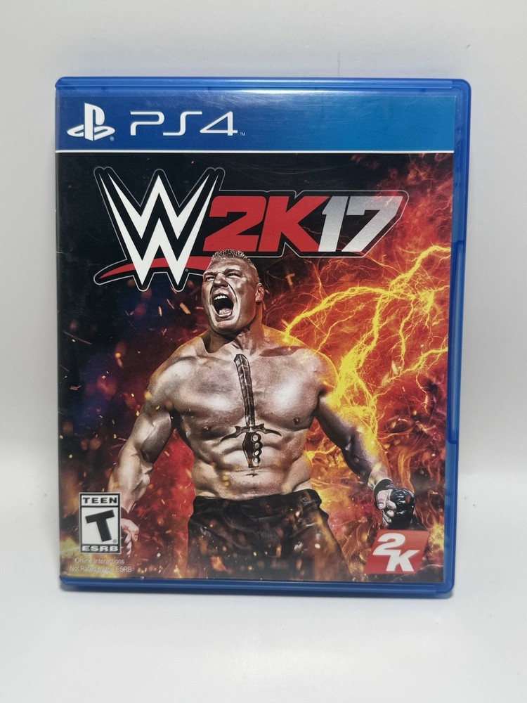2K WWE 2K17 PlayStation 4 2016 Wrestling Game Multiplayer Online Manual Included