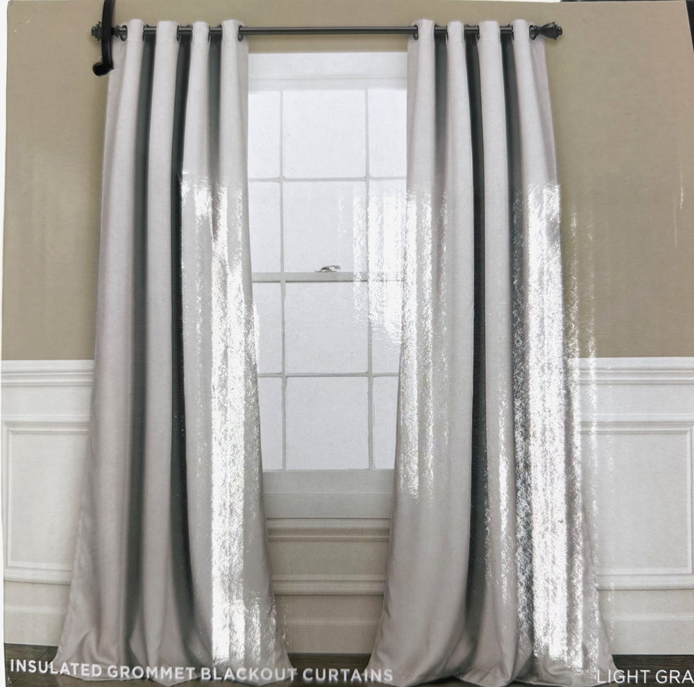Lush Decor Insulated Blackout Curtains 52