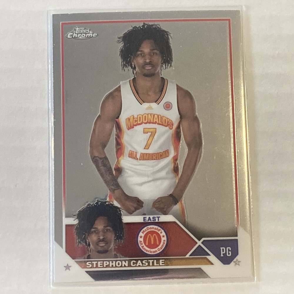 2023 Topps Chrome McDonald's All American - Refractor #52 Stephon Castle (RC)