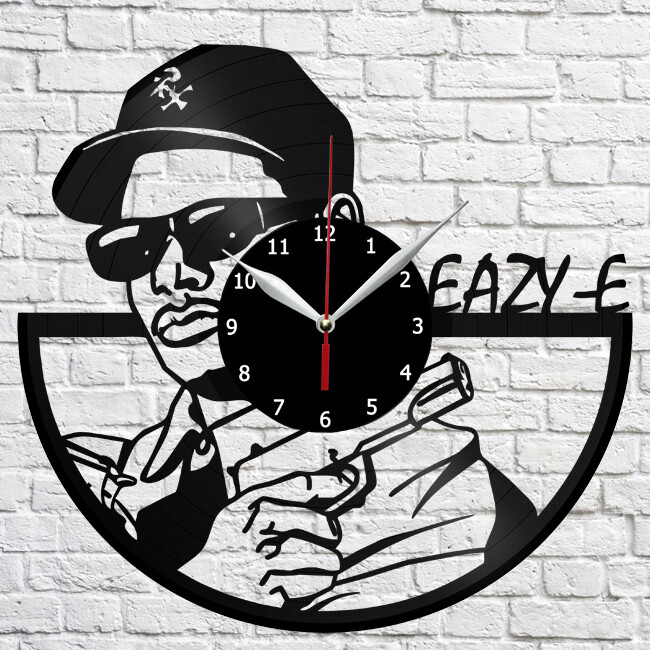 Eazy-E Vinyl Record Wall Clock Home Fan Art Deco 12'' 3 cm 4414