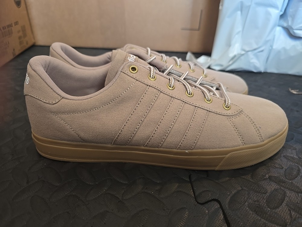 *NWOT*Adidas Men's Neo Ortholite Canvas Lace Up Shoes (Khaki, US 11)