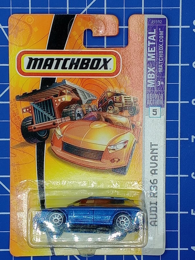 Matchbox MBX Metal (2006) Blue Audi RS6 Avant Die-Cast Toy Car #5