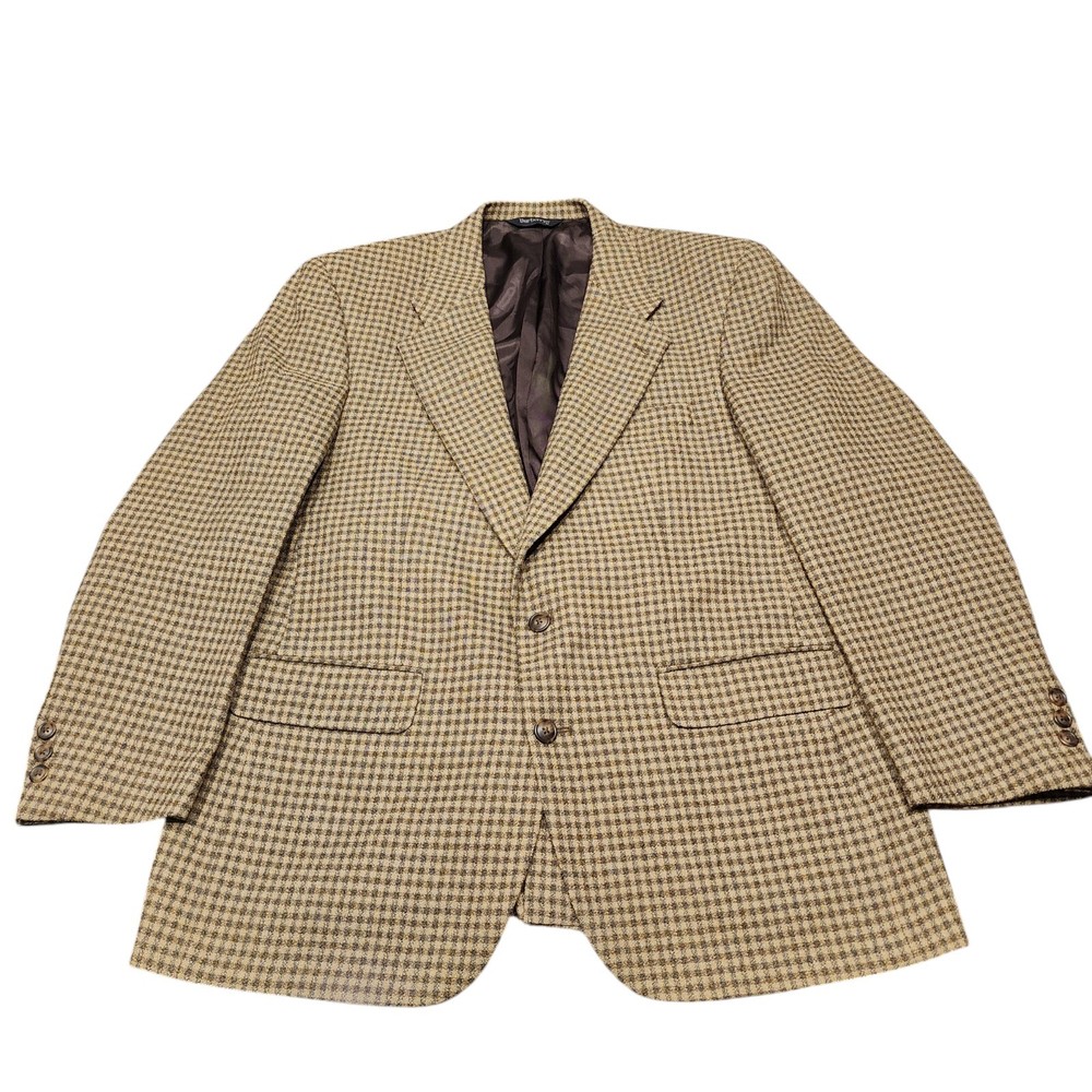 Burberrys Jacobson's Wool Blazer 2 Button Sport Coat Jacket Mens 46 - Vintage