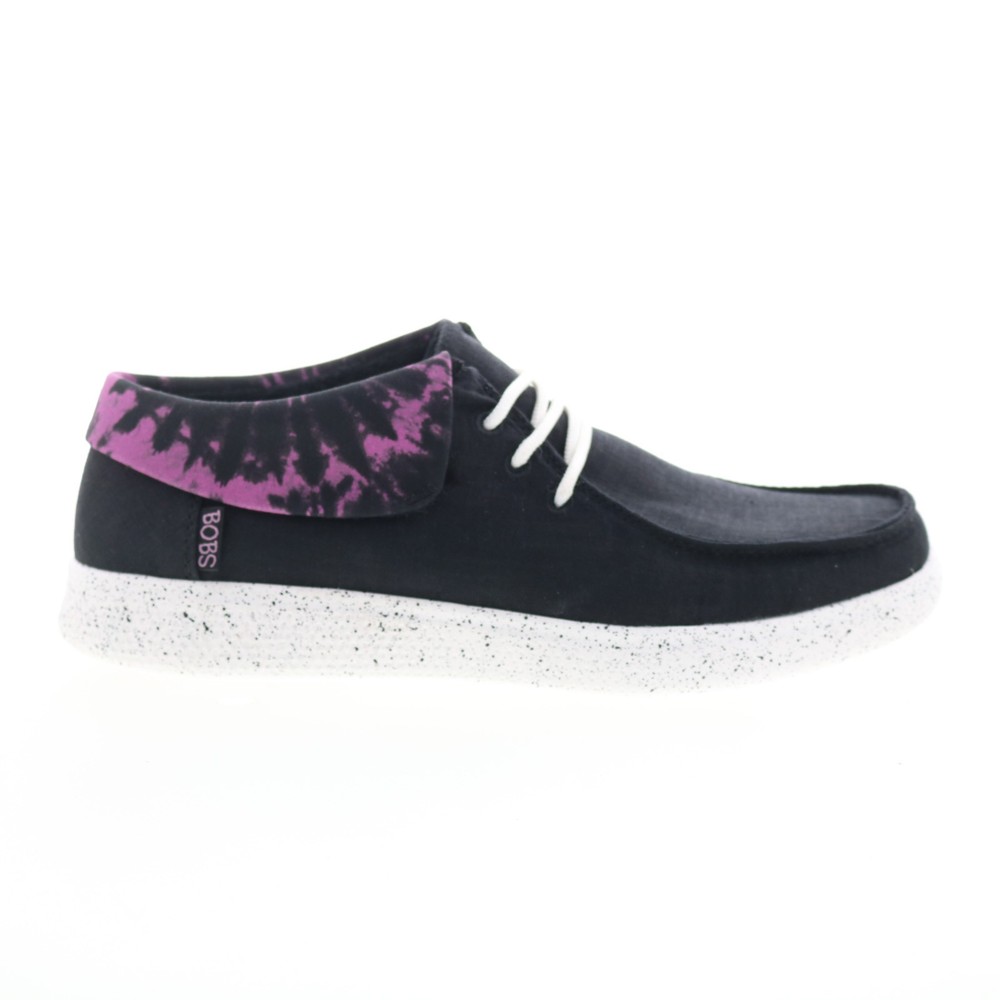 Skechers Bobs Skipper River Spell Womens Black Oxfords Casual Shoes
