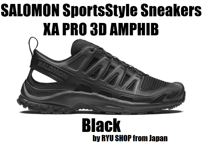 Salomon XA PRO 3D AMPHIB Sneakers in All Black