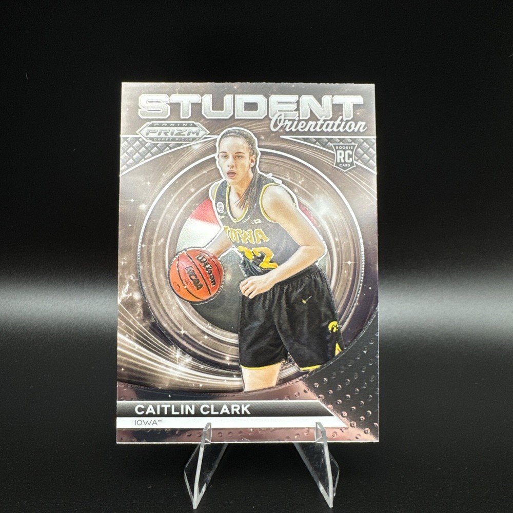 2024 Panini Prizm Draft Caitlin Clark Rookie Card Student Orientation Edition