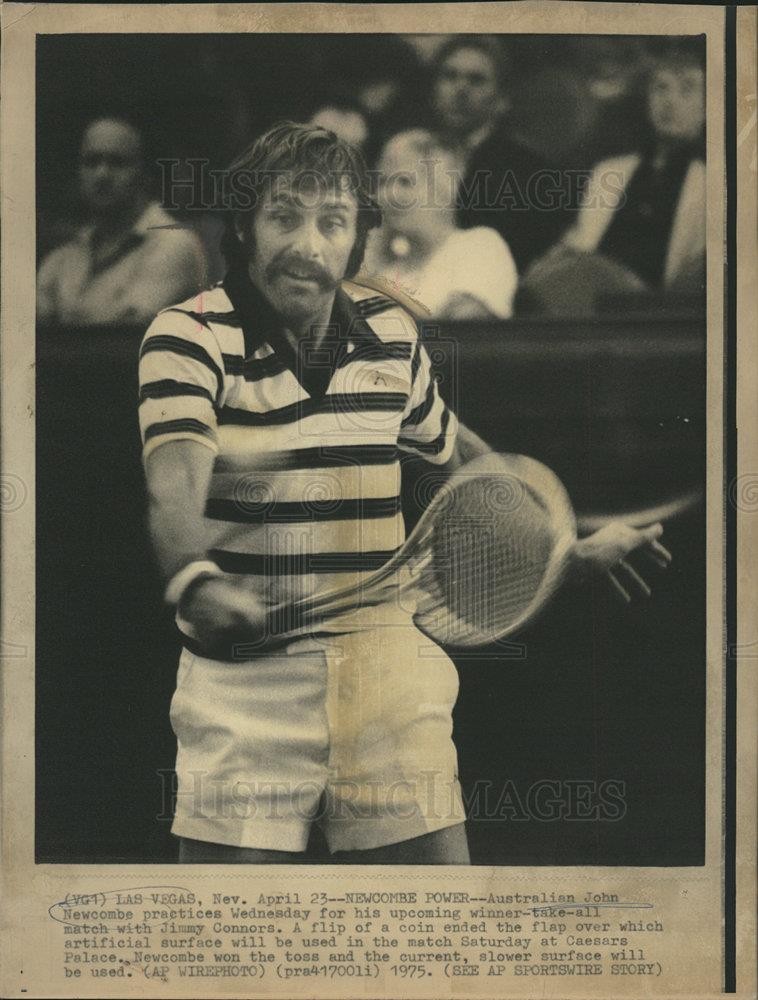 1975 Press Photo John David Newcombe tennis player - dfpb15921
