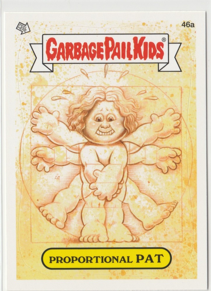 Proportional Pat #46a Garbage Pail Kids GPK 2012 Series 1 BNS1 Brand New