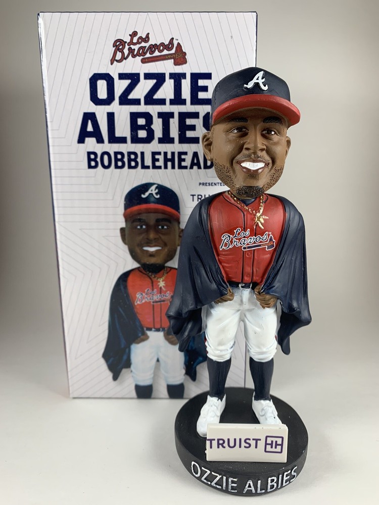 Ozzie Albies Atlanta Braves Bobblehead Los Bravos Gate Giveaway