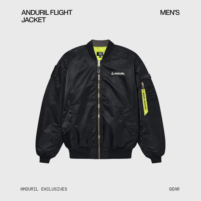 Anduril Industries Flight Jacket Bomber Jacket Men's XL